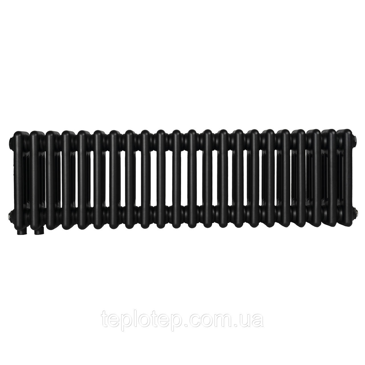Радіатор Warm Well Column 3 300x1010 (Чорний RAL 9005M Підкл.низ.), фото 1