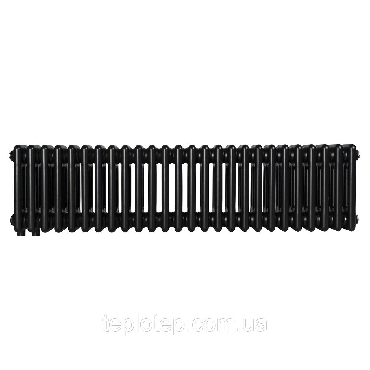 Радіатор Warm Well Column 3 300x1190 (Чорний RAL 9005M Підкл.низ.), фото 1