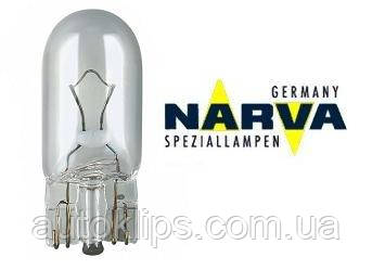 Лампа автомобільна 12V W5W цоколь — W2,1x9,5D "NARVA"
