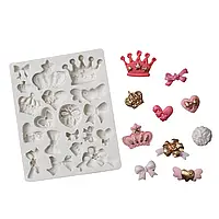 Молд силіконовий 90 на 70 мм сірий