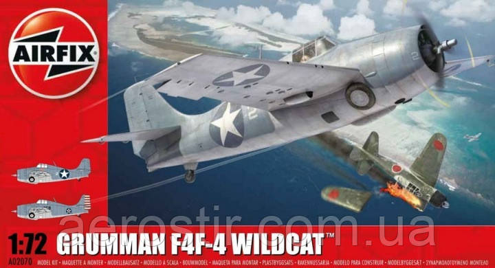Grumman F4F-4 WILDCAT 1/72 AIRFIX 02070