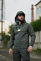 Анорак з липучкою чоловічий "Terra" хакі