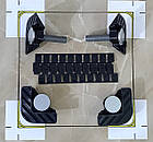 Набір для люків прихованого монтажу з відкидним механізмом (4шт в наборі), фото 2