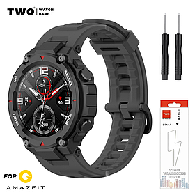 Ремінець для Amazfit T-Rex/TRex Pro (A1918/A1919/A2013) Сірий
