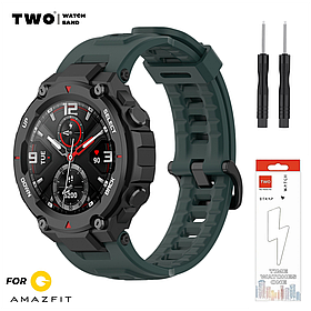 Ремінець для Amazfit T-Rex/TRex Pro (A1918/A1919/A2013) Зелений