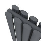 Aurora 2 Anthracite 1800/360 мм 1400 Вт вертикальний радіатор RR-UT1800360DA, фото 6