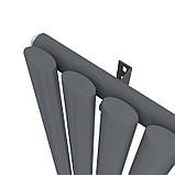 Aurora 1 Anthracite 1800/360 мм 700 Вт вертикальний радіатор RR-UT1800360SA, фото 2