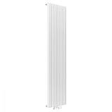 Paola 1 White 1800/460 мм 1100 Вт вертикальний радіатор RR-PO1800460SW, фото 2