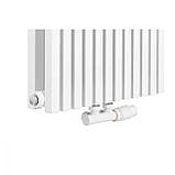 Paola 2 White 1800/460 мм 2100 Вт вертикальний радіатор RR-PO1800460DW, фото 6