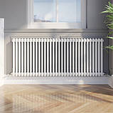 Claudia 3 White 600/1370 мм 2100 Вт горизонтальний радіатор RR-CL03-6001370W, фото 6