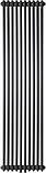 Claudia 2 Black 1800/470 мм 1400 Вт вертикальний радіатор RR-CL02-1800470B, фото 6