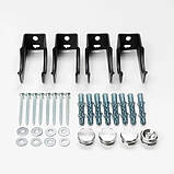 Claudia 2 Black 1800/470 мм 1400 Вт вертикальний радіатор RR-CL02-1800470B, фото 7