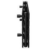 👑 Marianna 2 Black 380/1200 мм горизонтальний радіатор RR-US3801200DB, фото 4