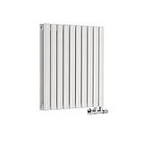 Aurora 2 White 500/600 мм 700 Вт горизонтальний радіатор RR-UT500600DW, фото 3