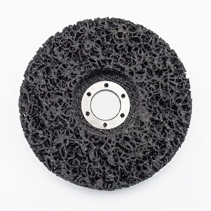 Зачисний круг «Корал / Водорості» з нетканого абразиву, чорний, 125×22 мм (#80)