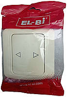 Розетка вимикач рамка Б/К EL-BI Tuna 07