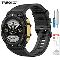 Ремінець для Amazfit T-Rex 2 (А2169/ А2170) Чорний