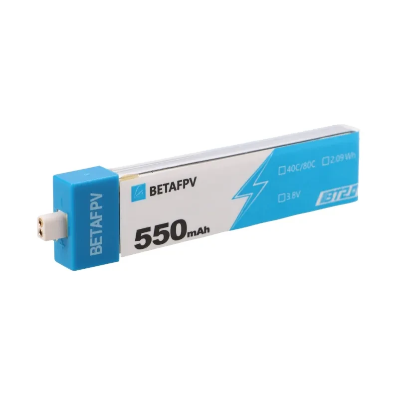 Акумулятор АКБ BetaFPV 550mAh BT2.0 1S 40C для квадрокоптерів