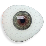 Сірі Лінзи Аврора Грей | Кольорові лінзи для краси ( Нульовки ) | Натуральні-Природні | Для світлих - чорних очей, фото 2