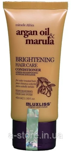 Кондиціонер для блиску волосся Luxliss Brightening Hair Care Conditioner 40 мл, фото 1