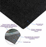 Самоклеючий ковролін для котів «Чорний» 50×50 см | Антидрапка для меблів, стін, підлоги, дверей, фото 10