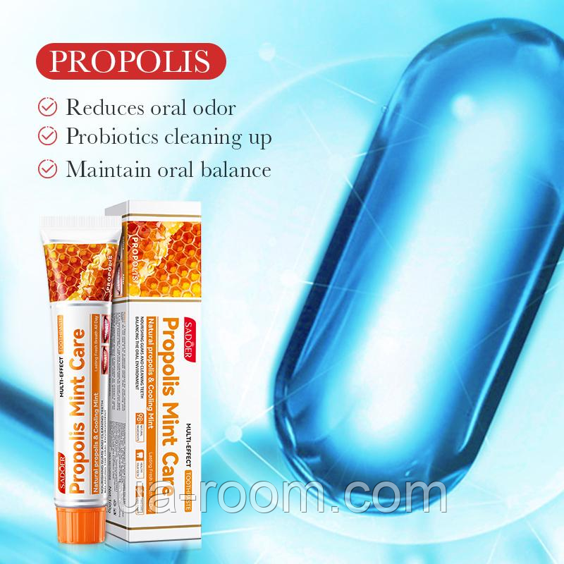 Зубная паста с прополисом Sadoer Propolis Mint Care, 100 г., фото 1