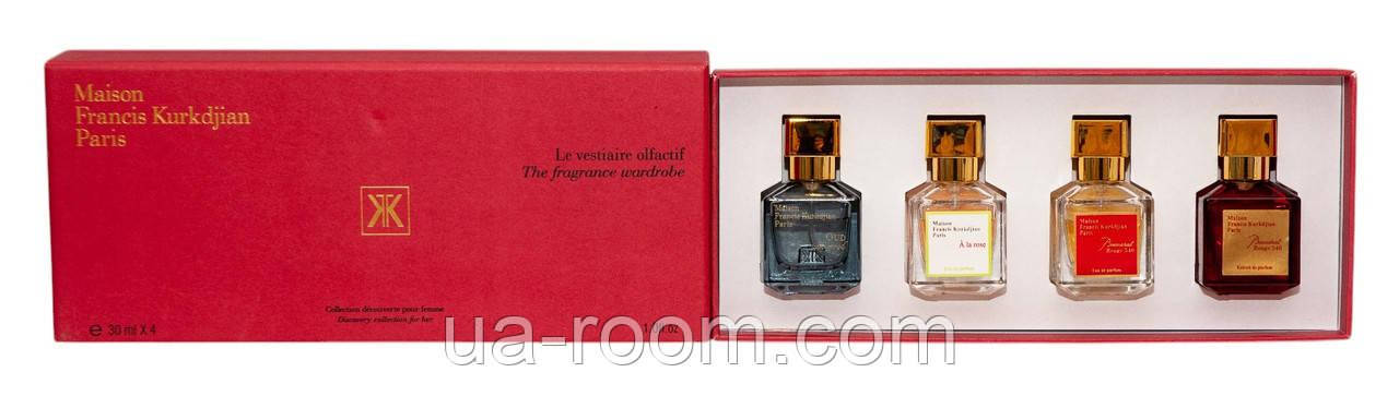 Парфюмированный набор Maison Francis Kurkdjian 4*30ml(Premium), фото 1