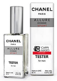 Тестер DUTYFREE чоловічий Chanel Allure Homme Sport, 60 мл
