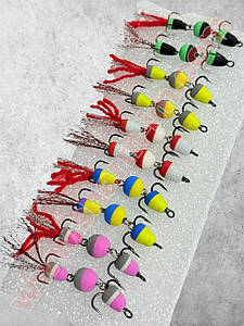 Набір Мікро Мандул на судака 45 мм/10 шт.