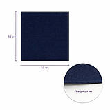 Самоклеючий ковролін «Синій» 50×50 см для підлоги та котів | Антидрапка, коврова вінілова плитка, фото 2