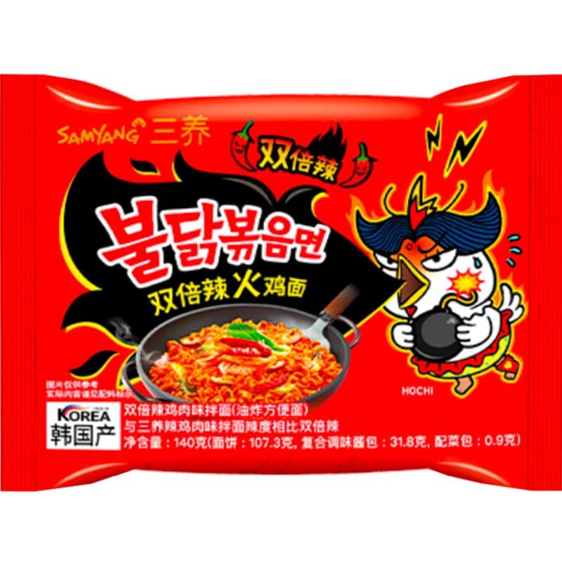 Корейська локшина Buldak Samyang Дуже гостра з куркою (2x Spicy) 140г