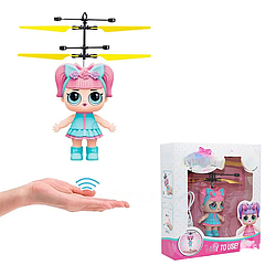 Іграшка "Літаюча Дівчинка" з підсвічуванням Flying Girl, USB / Чарівна лялька від руки для дівчинки