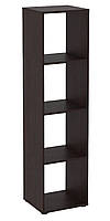 Стелаж Компанит КШ 23 37,4х33х145 см Венге темний, 8777006