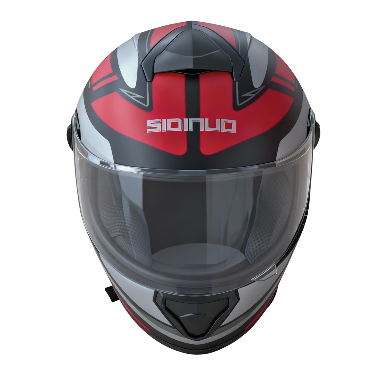 Мотошолом HF-112 L 59-60 см (червоний), фото 1