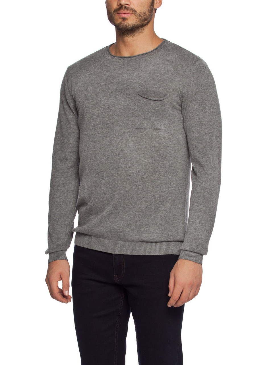 Чоловічий светр LC Waikiki сірого кольору