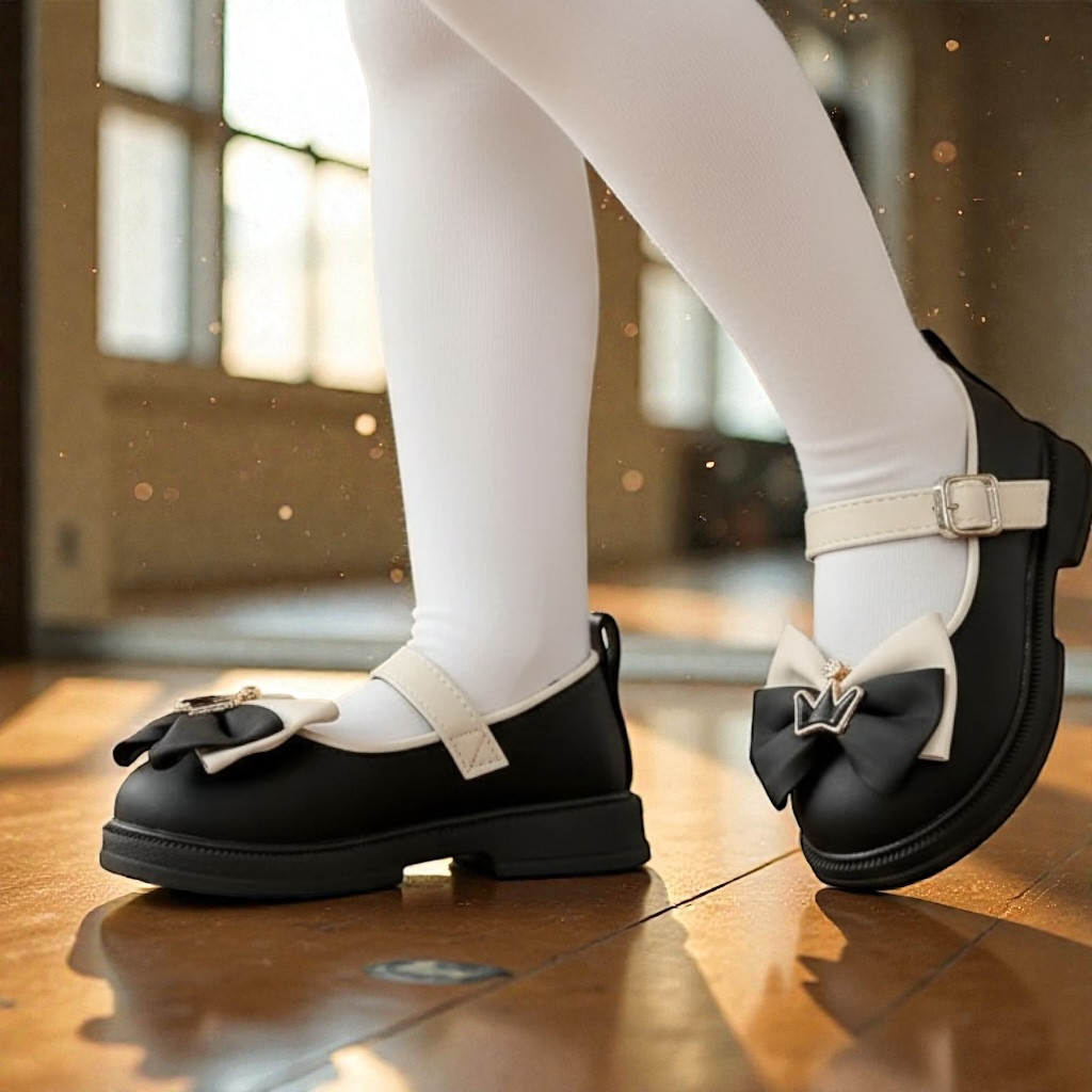 Дитячі святкові туфельки, ошатне взуття для дівчаток із супінатором. Розмір: 21-25, фото 1