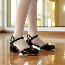 Дитячі святкові лофери туфельки на підборах, ошатне взуття для дівчаток. Розмір: 32-36