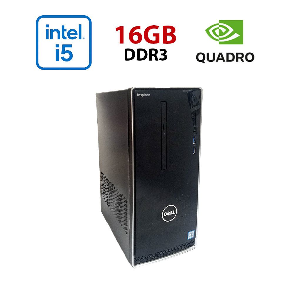 Ігровий ПК Dell Inspirion 3650/ Core i5-6500/ 16 GB RAM/ 512 GB SSD/ Quadro M2000 4GB