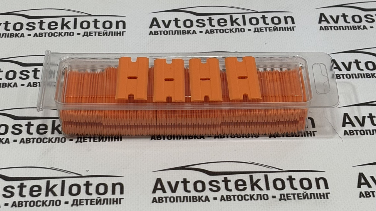 Пластикові леза для скребка та зняття клею зі скла і ЛКП