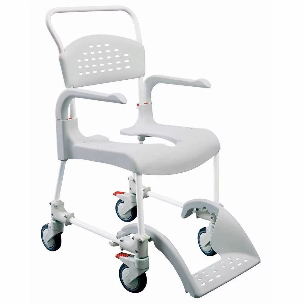 Стілець-каталка для душу Clean 49 для гігієнічних процедур білий, фото 1