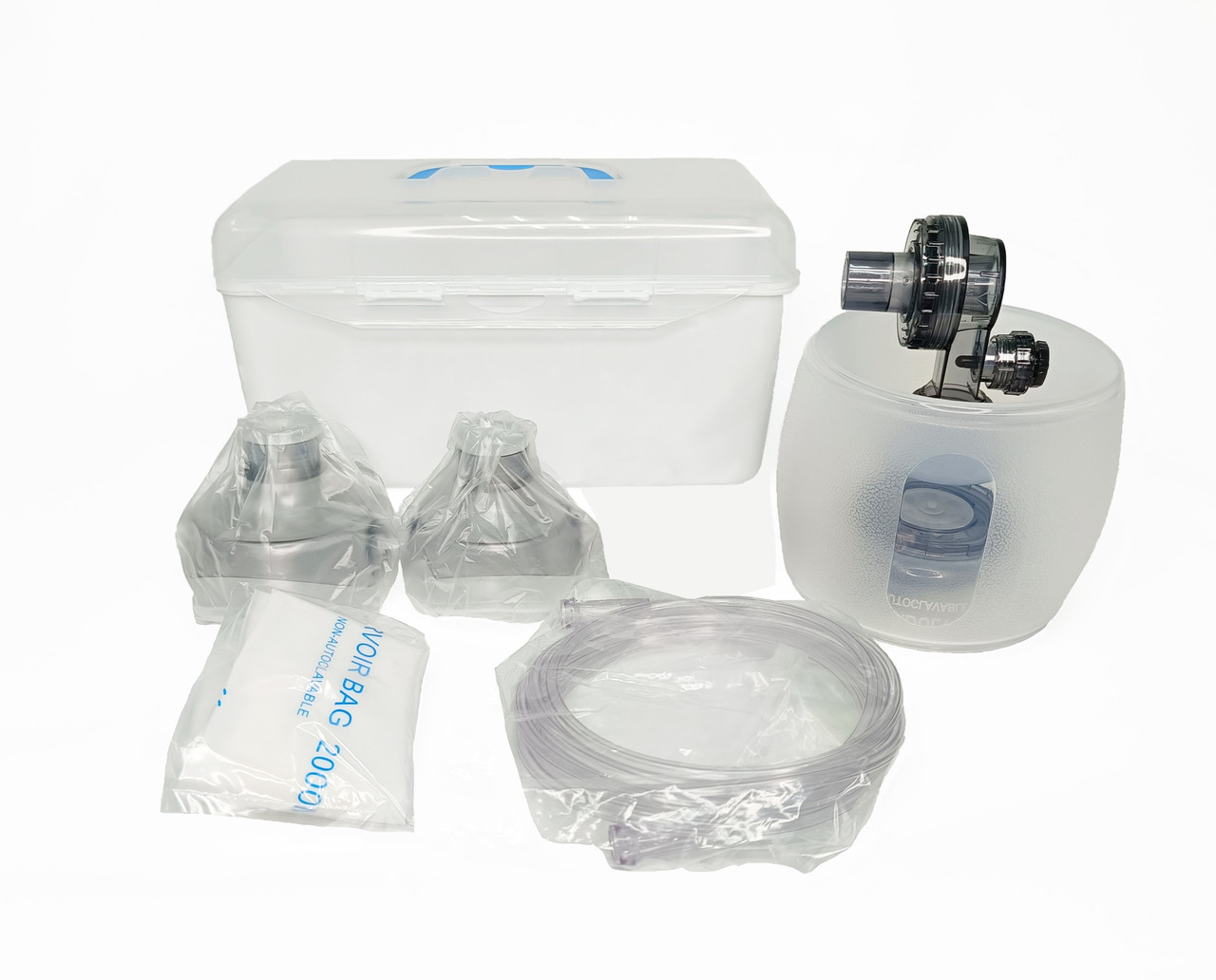 Мішок АМБУ (портативний апарат для вентиляції легенів) в кейсі