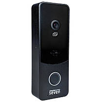 Виклична панель домофону з вбудованим контролером SEVEN CP-7508 FHD black, фото 3