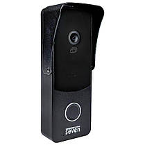 Виклична панель домофону з вбудованим контролером SEVEN CP-7508 FHD black, фото 4