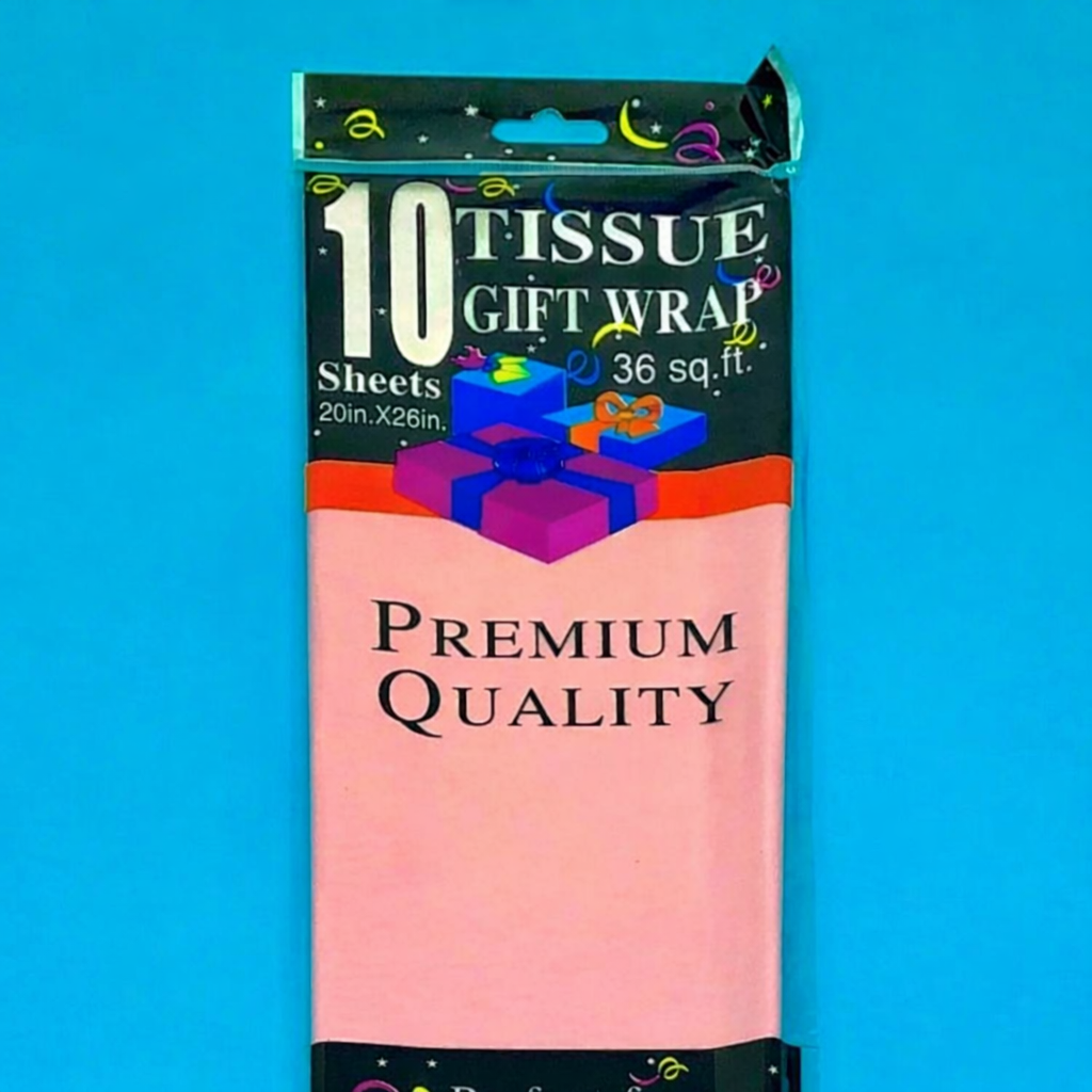 Папір тишею 50х66см (10 листів) рожевий