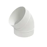 Коліно 45° для круглих каналів d 125 мм Air
