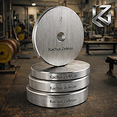 Гантелі набірні 2 по 30 кг металеві без покриття Kachai Zelezo Iron Pro, фото 4