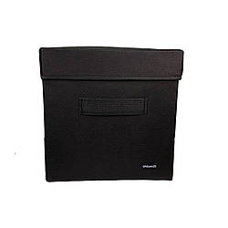 Короб ORGANIZE для зберігання дитячих іграшок та настільних ігор - 30*30*30 см (чорний)