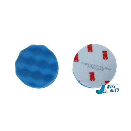 Полировальный круг рифленый антиголограмный - 3M Perfect it™ III Hookit™ 75 мм. синий (50457), фото 1