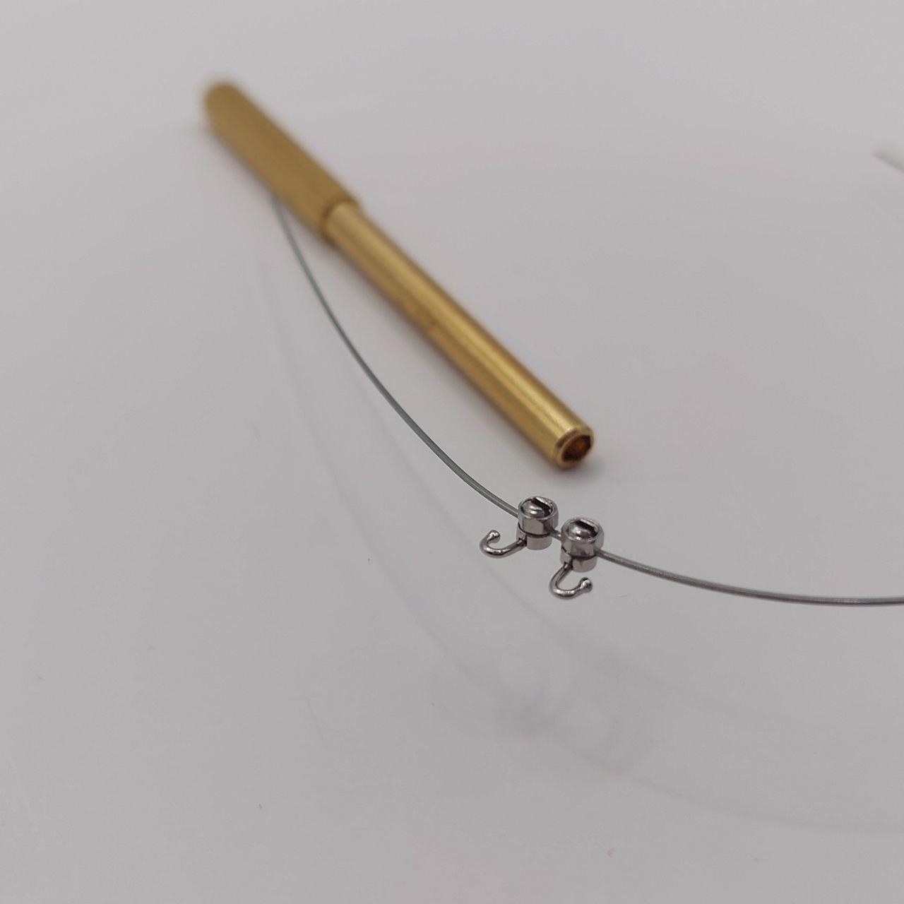 Стопи з гачком затискні під ключ 10 шт