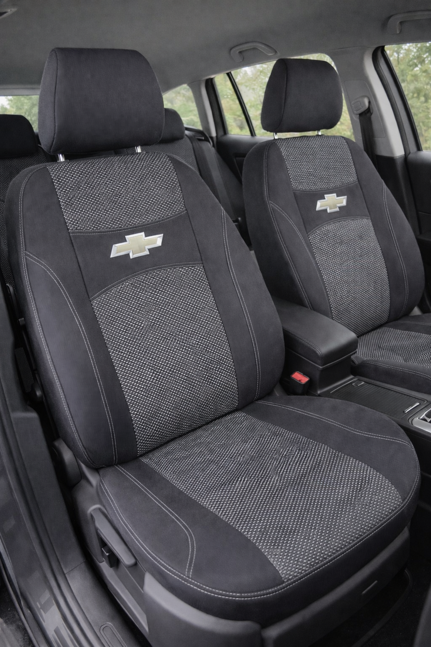 Автомобільні чохли Chevrolet Aveo (Шевроле Авео) 2002-2011, хетчбек — модельні, фото 1